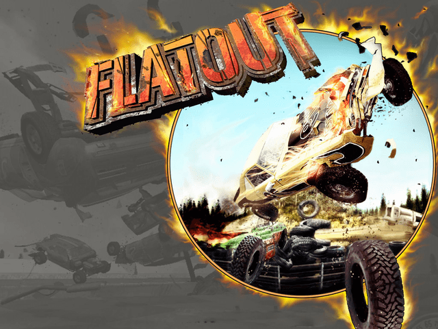 FlatOut title screen for Xbox